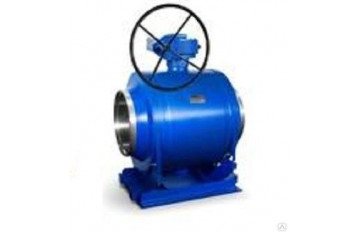 Кран шаровой полнопроходной под приварку с ручным редуктором Ду32 Ру40